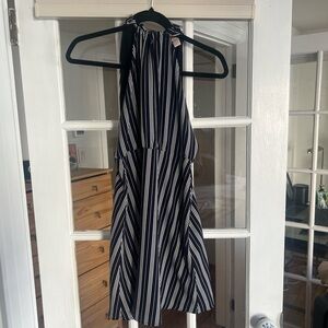 Striped Halter Dress